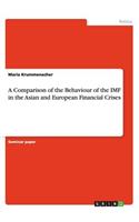 Comparison of the Behaviour of the IMF in the Asian and European Financial Crises