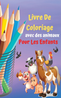 Livre de coloriage avec des animaux pour les enfants