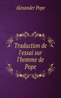 Traduction de l'essai sur l'homme de Pope