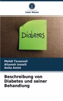 Beschreibung von Diabetes und seiner Behandlung