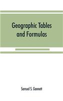 Geographic tables and formulas