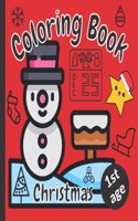 Christmas Coloring Book 1st age