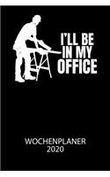 I'll be in my office: Klassischer Planer für deine täglichen To Do's - plane und strukturiere deine Tage mit dem Fokus auf dein Ziel!