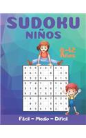 Sudoku Niños 8-12 Años: Aumentar la lógica y la memoria - Ocio educativo para niños inteligentes