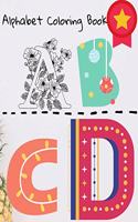 Alphabet Coloring book: Toddler ABC coloring book for kids .