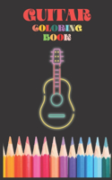 Guitar Coloring Book For Kids