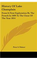 History of Lake Champlain