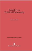 Equality in Political Philosophy