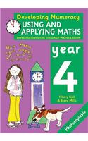 Using and Applying Maths Year 4 (Developing Numeracy) Paperback