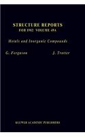 Structure Reports for 1982, Volume 49a
