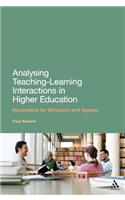 Analysing Teaching-Learning Interactions in Higher Education