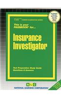 Insurance Investigator: Passbooks Study Guide