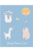 Daily Chore List: Kids Responsibility Tracker