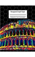 Hexagonal Graph Paper: Organic Chemistry & Biochemistry Notebook, Vibrant Italian Colosseum Cover, 160 Pages (8.5 x 11 inch, 1/4 inch hexagons)