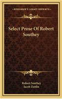 Select Prose of Robert Southey