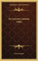De Lyciorum Communi (1898)