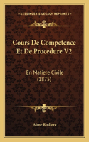 Cours De Competence Et De Procedure V2