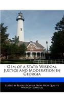 Gem of a State: Wisdom, Justice and Moderation in Georgia