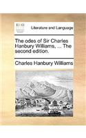 The odes of Sir Charles Hanbury Williams, ... The second edition.: (English)
