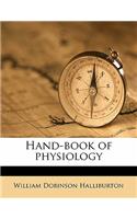 Hand-book of physiology