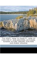The Voice - How to Train It - How to Care for It