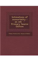 Intimations of Immortality