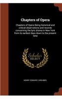 Chapters of Opera