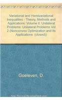 Variational and Hemivariational Inequalities - Theory, Methods and Applications