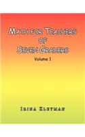 Math for Teachers of Seven Graders