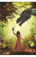 Cool Image Journal #16: Lady and the Dragon (blank pages): 200 Page Journal
