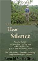 To Hear Silence