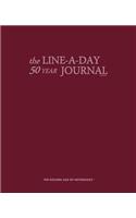 The Line-A-Day 50 Year Journal Grape