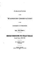 Publications of the Washburn Observatory of the University of Wisconsin