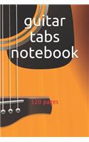 guitar tabs notebook