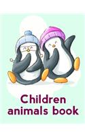 Children Animals Book: Christmas Book Coloring Pages with Funny, Easy, and Relax