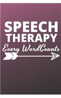 Speech Therapy Every Word Counts