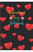 Valentines day notebook: Valentines day notebook.Love Heart for Valentine's Day Gift Women Girls Kids - Valentine's Day Journal: Medium College-Ruled Journey Diary100 Pages6