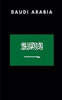 Saudi Arabia: Country Flag A5 Notebook to write in with 120 pages