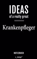 Notizbuch für Krankenpfleger: Originelle Geschenk-Idee [120 Seiten liniertes blanko Papier]