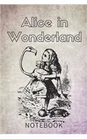 Alice in Wonderland Notebook