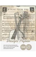 Sheet Music Vintage Scrapbook Paper