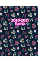 2020-2021 Planner: Two Year Calendar Organizer and Goal Journal - January 2020 - December 2021 Daily, Weekly and Monthly Planner Book with Back Sticker Expression Wall