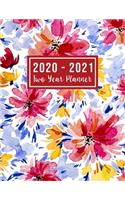 2020-2021 Two Year Planner: 2020-2021 see it bigger planner - 24 Months Agenda Planner with Holiday from Jan 2020 - Dec 2021 Large size 8.5 x 11 2020-2024 planner, organizer an