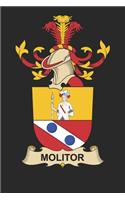 Molitor: Molitor Coat of Arms and Family Crest Notebook Journal (6 x 9 - 100 pages)
