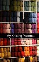 My Knitting Patterns - 120 lined pages