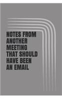 Notes from Another Meeting That Should Have Been an Email