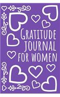Gratitude Journal for Women with Prompts: Purple Gratitude Notebook with Prompts and Affirmations