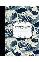 Composition Notebook: Design No.74 Style: (School Notebooks) Composition Notebook