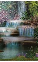 Journal: Enchanted Waterfalls: Lined Journal, 120 Pages, 5.5 x 8.5, Waterfalls in the Enchanted Forest, Soft Cover, Matte Finish