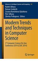 Modern Trends and Techniques in Computer Science: 3rd Computer Science On-line Conference 2014 (CSOC 2014)(285 Advances in Intelligent Systems and Computing)